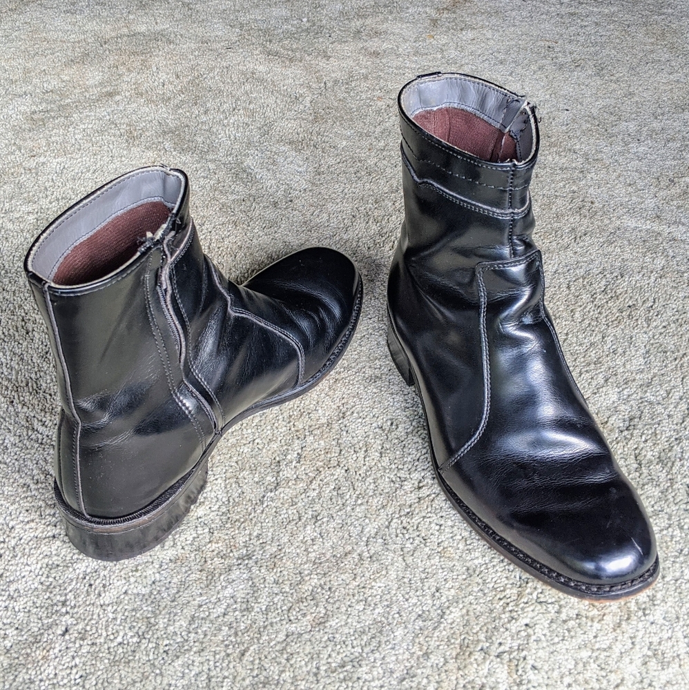 Dexter Vintage Dx Leather Side Zip Ankle Boots